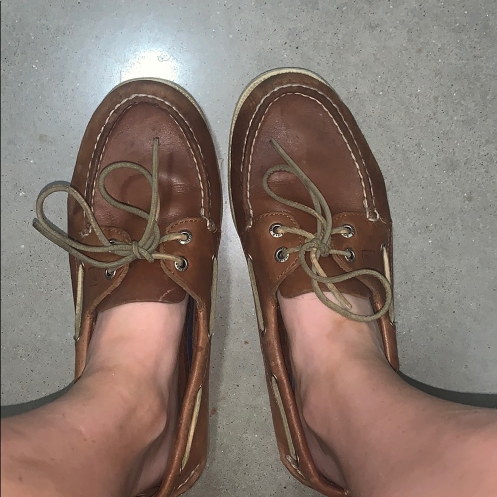 Brown Sperry Boat Shoes